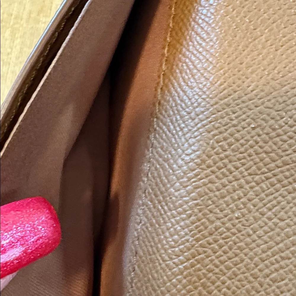 Coach Brown Leather Pouch - Picture 8 of 11